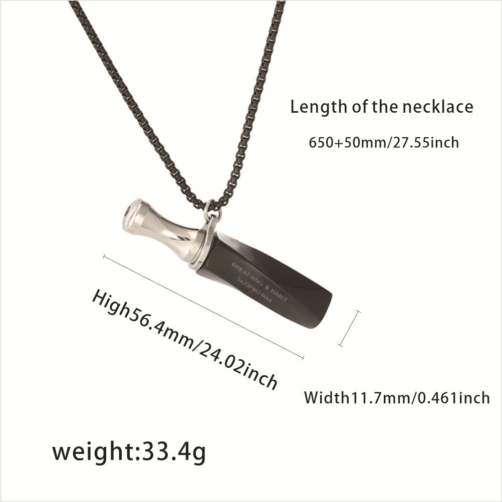 Stainless Steel Inhaler Neckla - Vaping Air 评论和价格