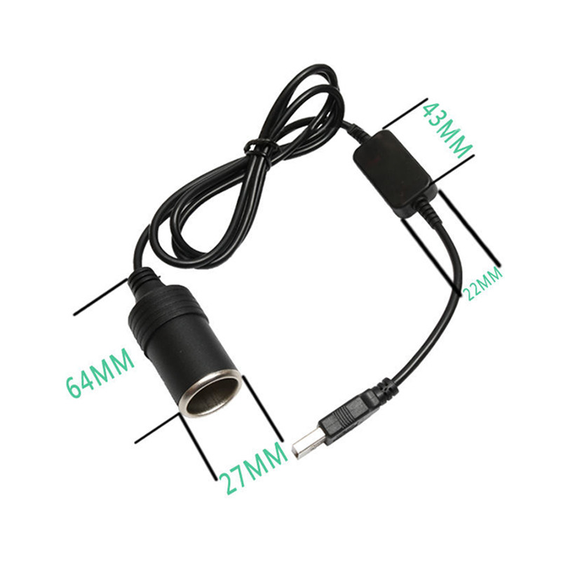 1PC 5V 2A USB To 12V Cigarette - Accessories Experts Vape 评论和价格