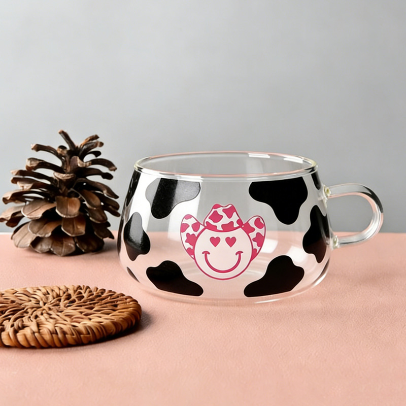 Cute Cow UV DTF Cup Wrap for 1 - Rdta Tank Glass 评论和价格